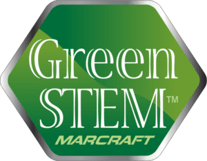 Marcraft Green STEM Logo