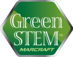 Marcraft Green STEM Logo