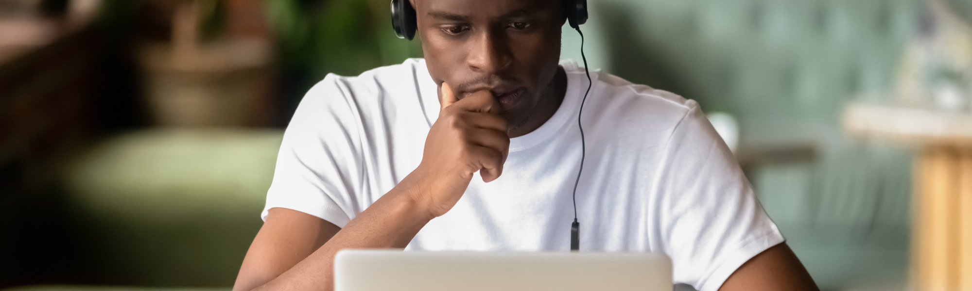 Picture of a student learning from home