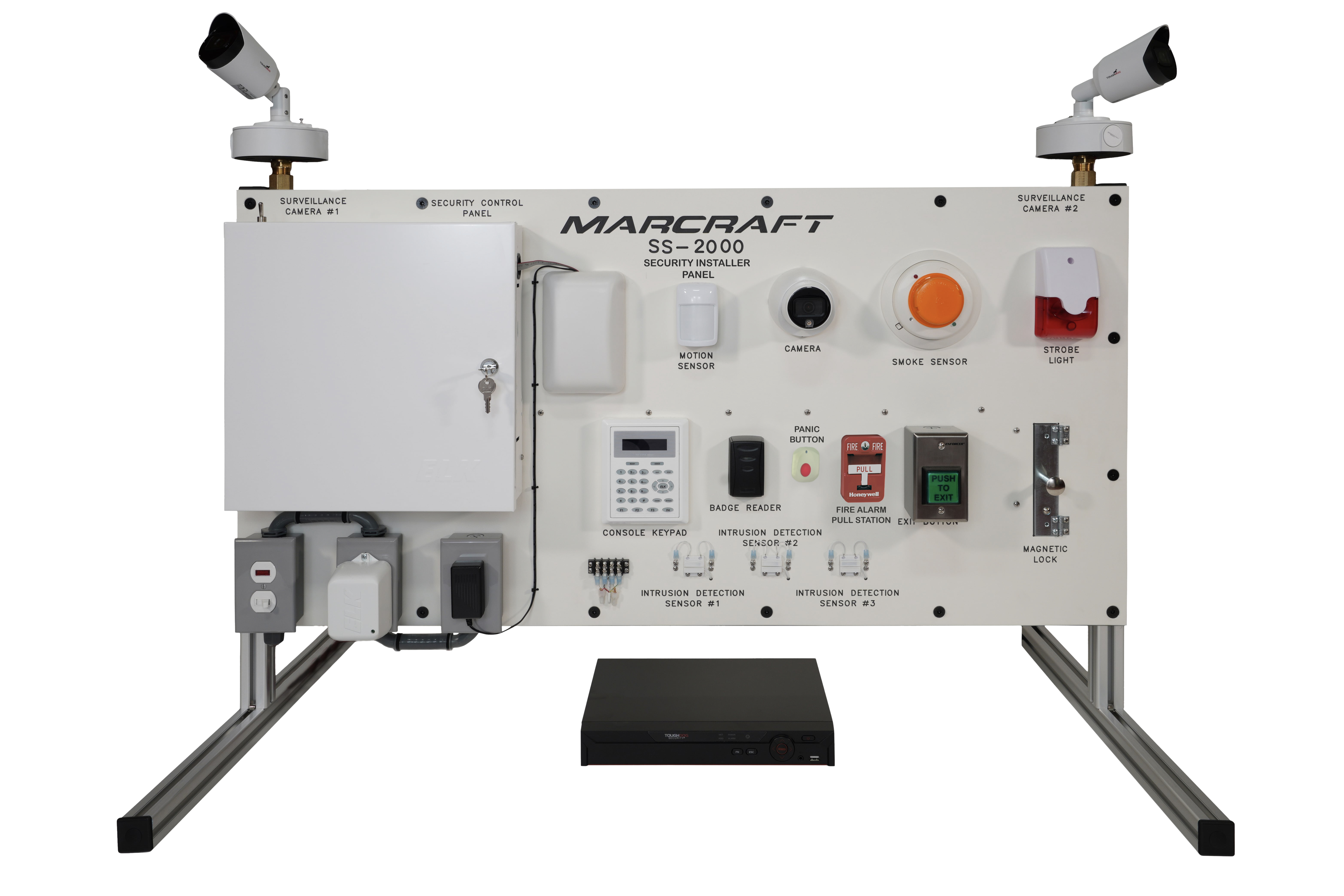 The SS-2000 Panel with DVR and External Storage from the Security & Surveillance Certification Program