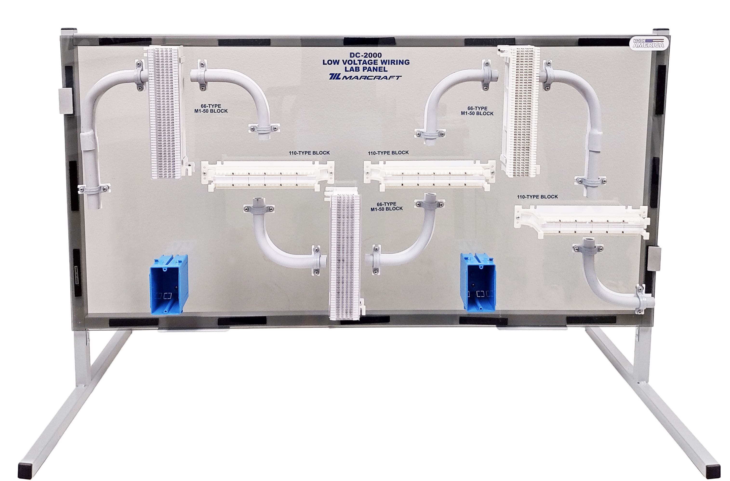 DC-2000 Commercial Low Voltage Wiring Lab Panel Image