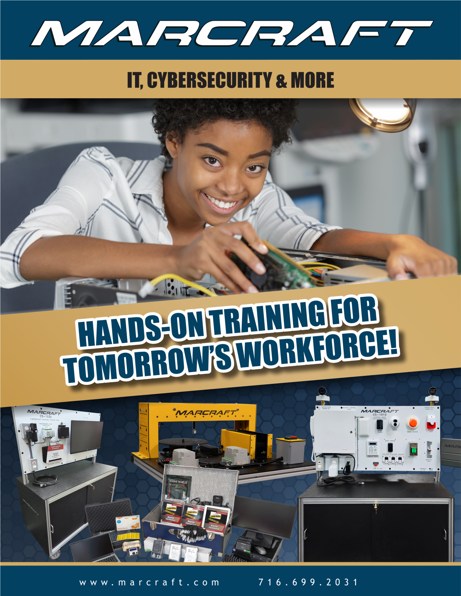 Marcraft IT, Cybersecurity & More Catalog for Hands-On Training for Tomorrow's Workforce